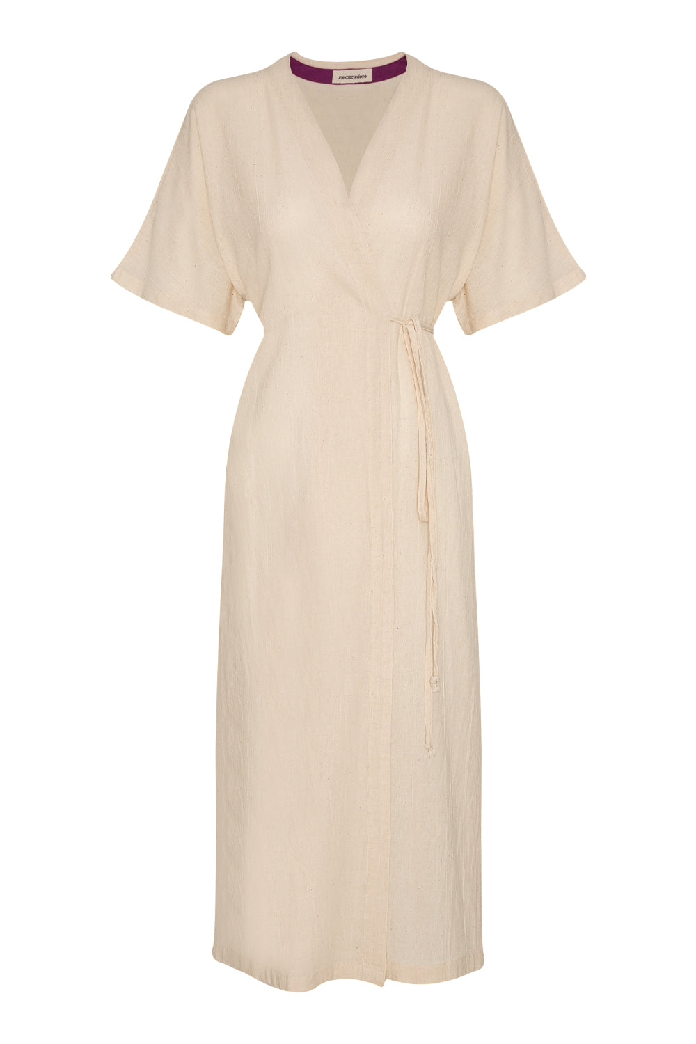 Realistic Kimono - Plain Beige Women’s Natural Fabric Kimono by unexpectedone
