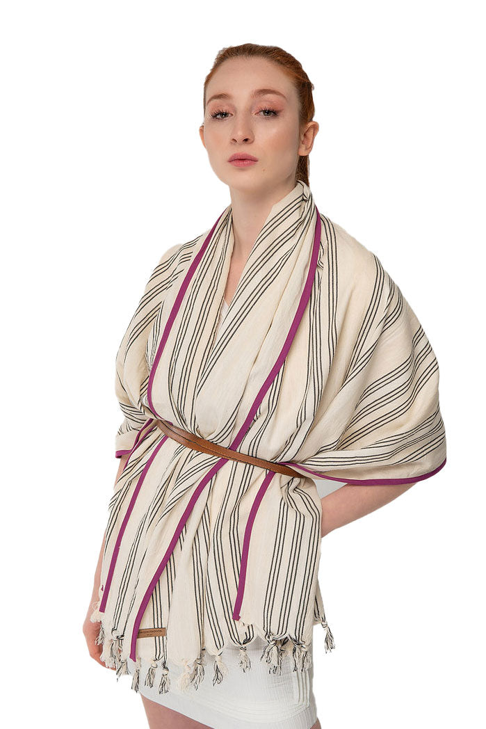 Meet ROAD Women's Natural Fabric Kimono by unexpectedone