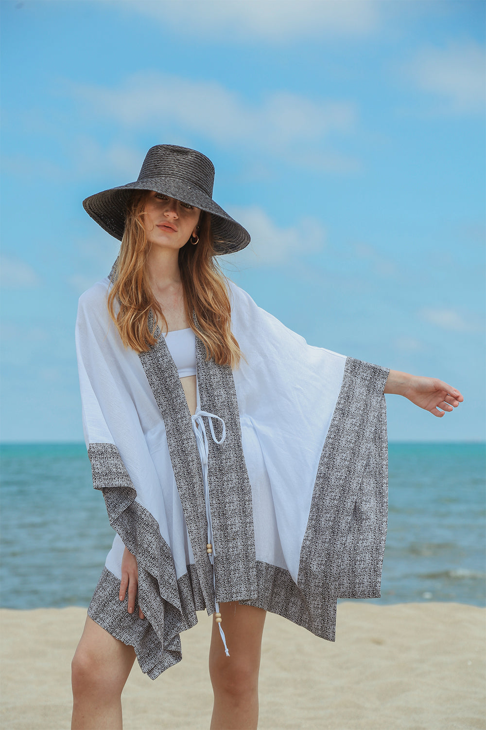 Summer Queen Kimono - Classy - Women’s Natural Fabric Kimono by unexpectedone