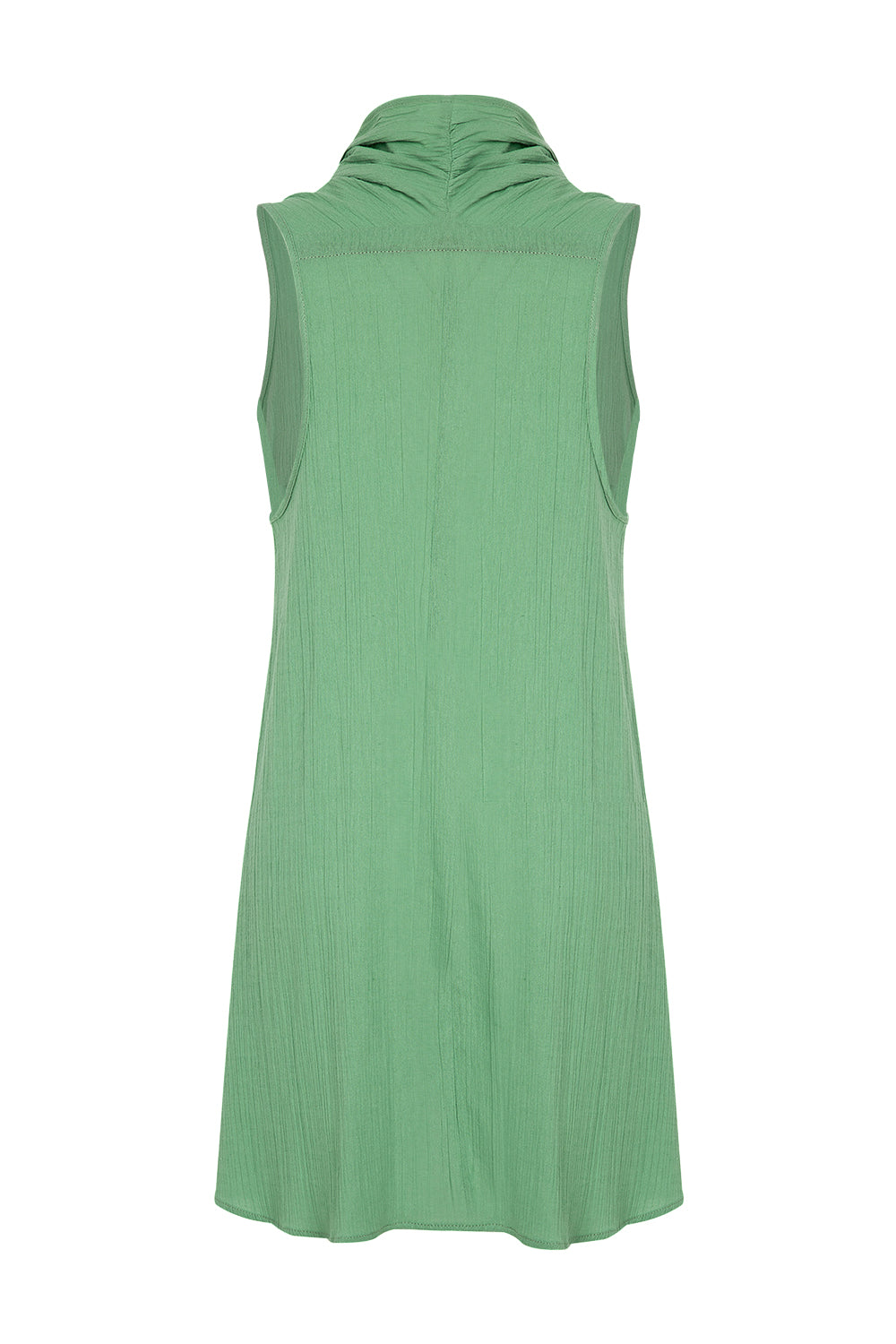 Wrapped by Waterfall Tunic - Green - Women’s Natural Fabric Tunic by unexpectedone