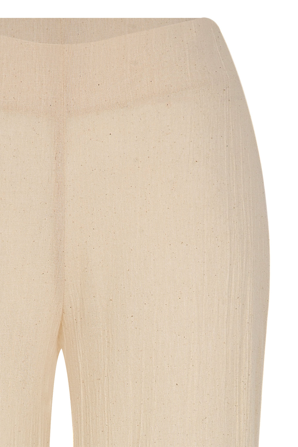 Soul Mate Side Slit Trousers - Beige - Women’s Natural Fabric Slit Trousers by unexpectedone